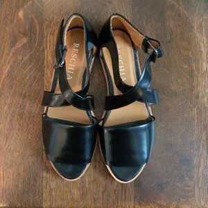 Reschia Black Sandals
